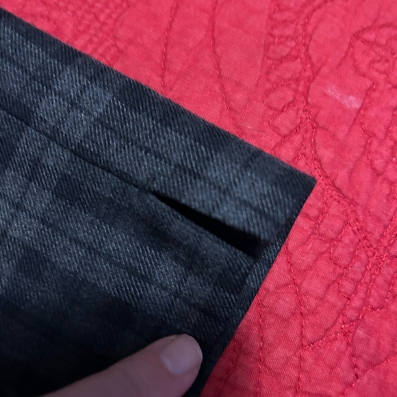 Talbots Dark Plaid Trousers - Picture 8 of 8